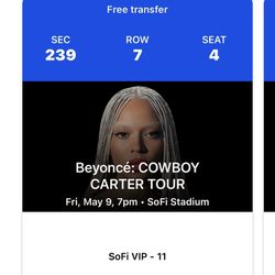 I Got Two Cowboy Carter Tickets 
