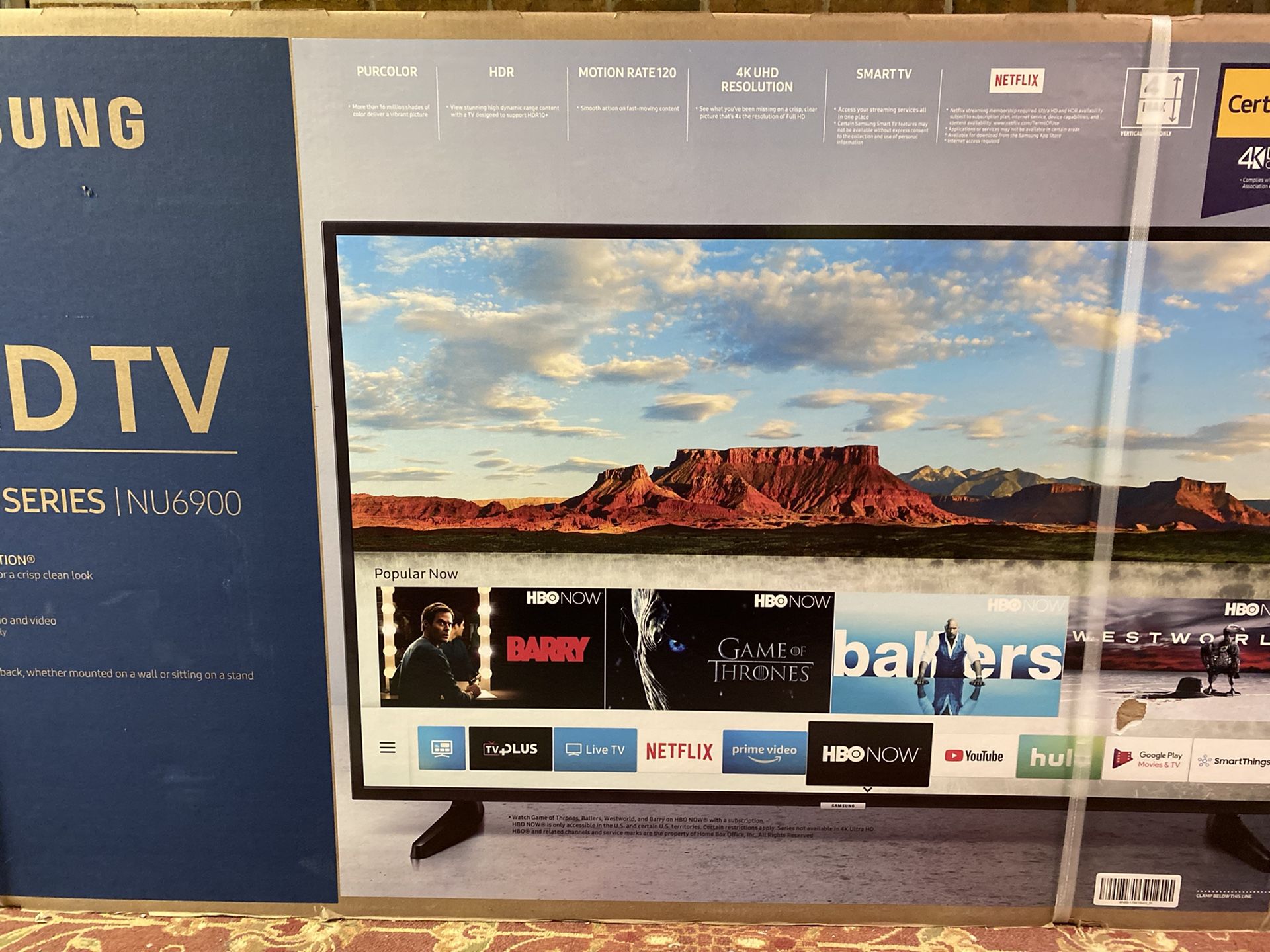 Samsung INU6900 UHD 65” TV brand new !