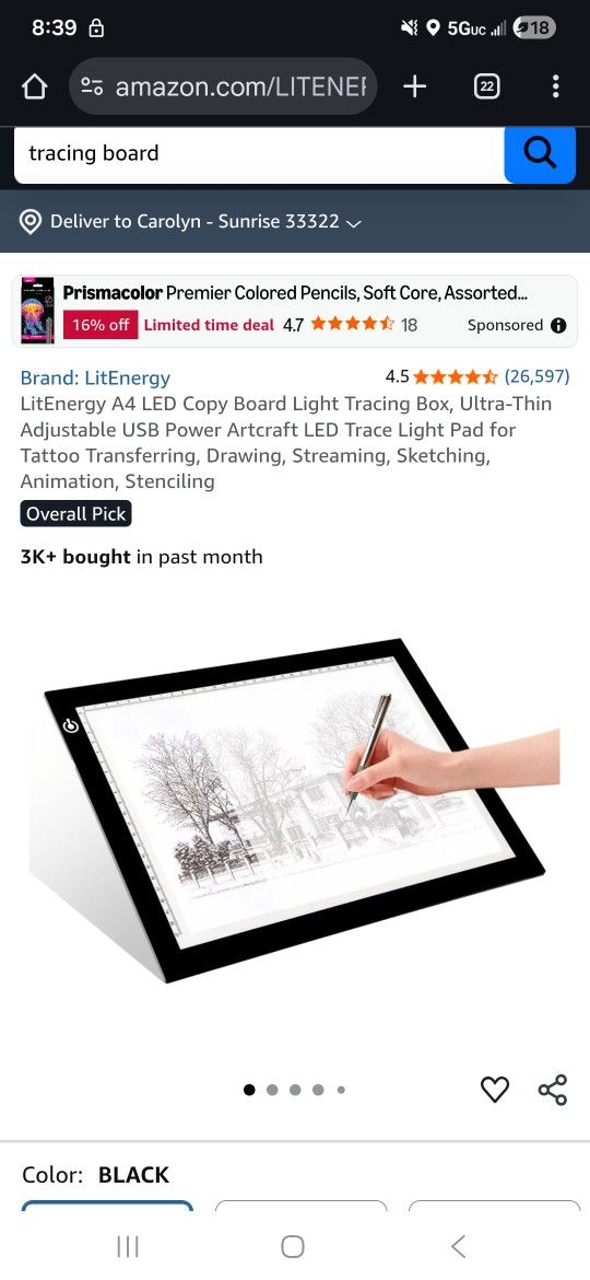 tracing board