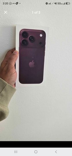 Iphone 18pro | 256 GB | Burgandy | sealed