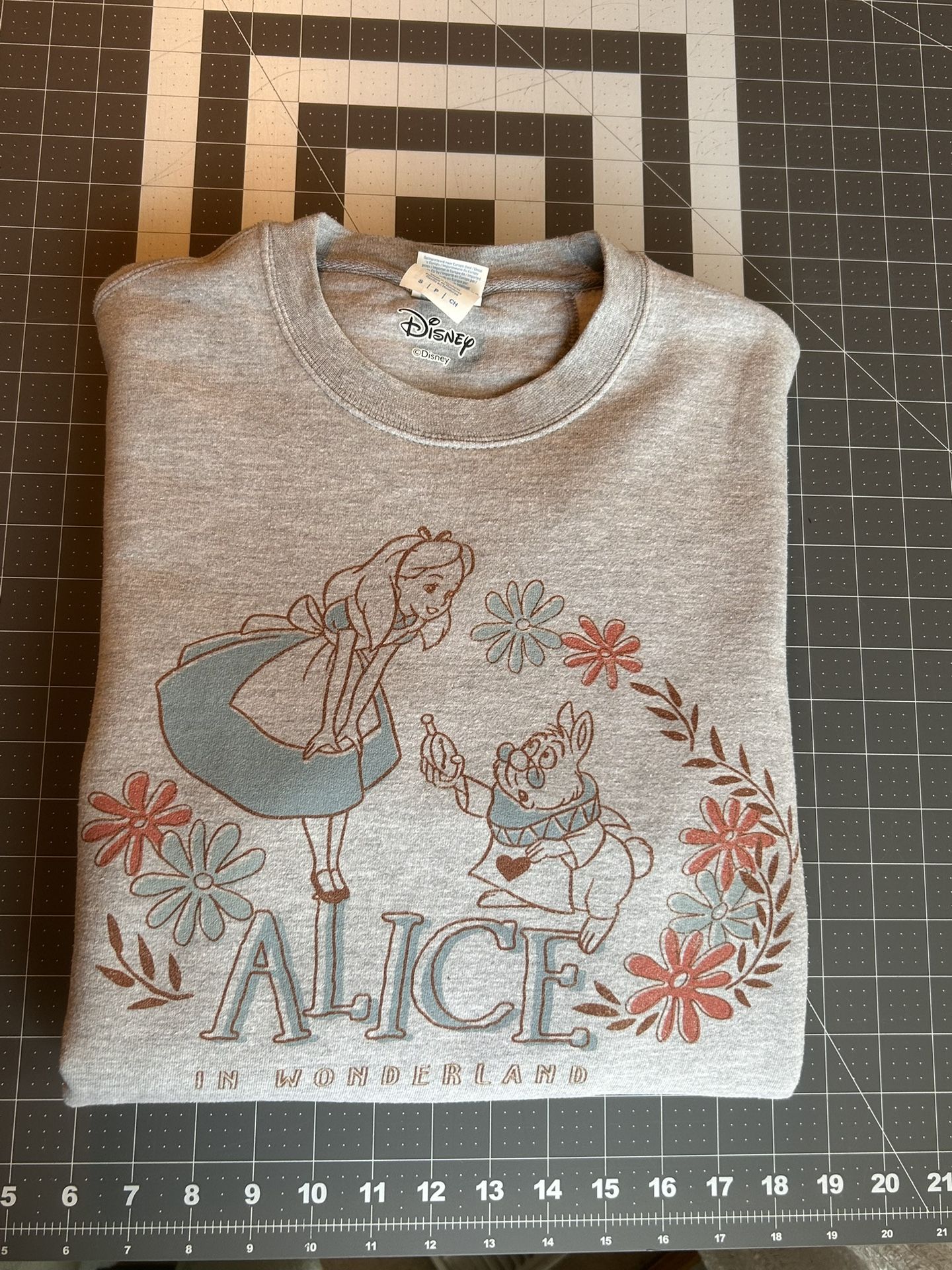 Disney Alice In Wonderland White Rabbit Sweatshirt