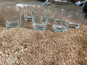7 Jack Daniels Whisky Glasses