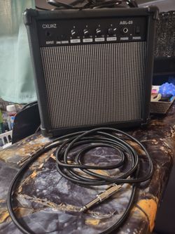 CXLWZ AGL-20 Guitar Practice Amplifier + Cable — $35 OBO
