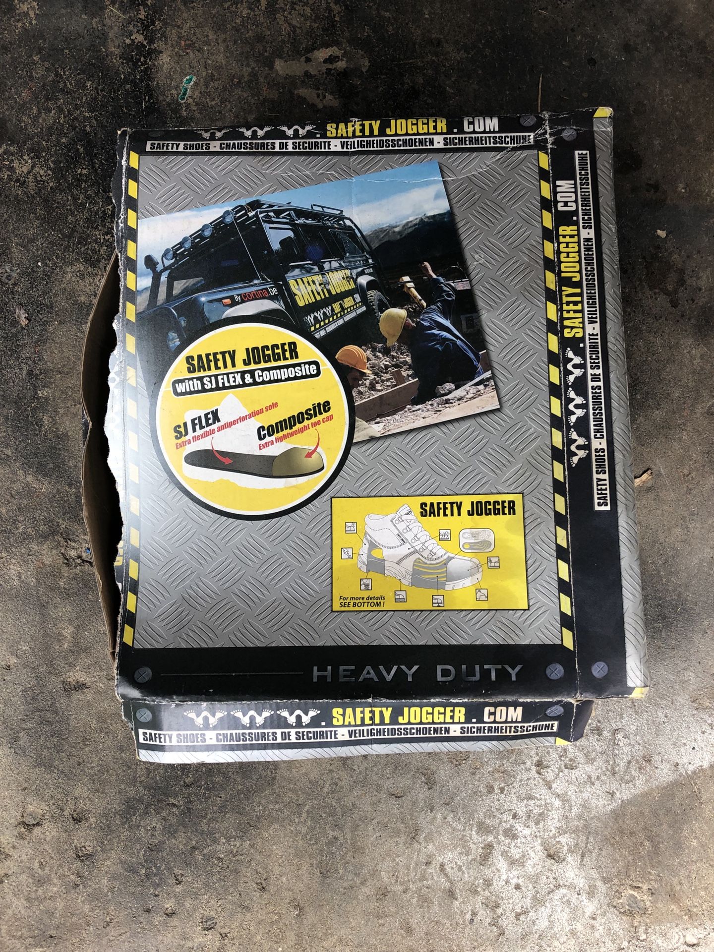 Safety joggers heavy duty size