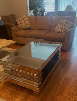 Glamour Glass/Crystal Coffee Table