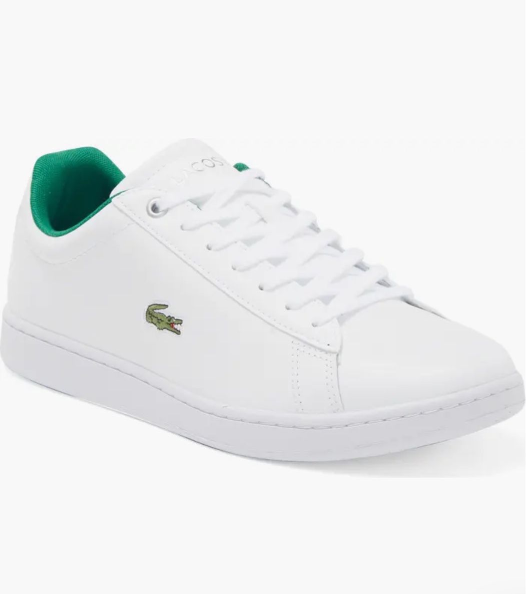 Lacoste Hydez Ortholite Leather Sneaker Size 8 Men’s