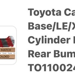 Camry Toyota 2007 Rear Bumper