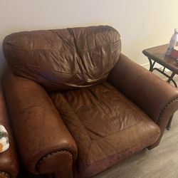 Brown Leather Chair