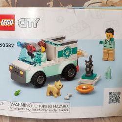 LEGO City Vet Van Rescue Set 60382 - Complete with All Pieces and Instructions, No Box