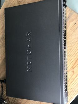 NETGEAR GS752TP-100NAS 48-Port Gigabit Ethernet Smart Managed Pro Switch, 4 SFP GbE Fiber Ports For Free Exchange