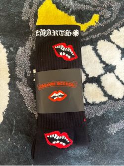 Chrome heart socks