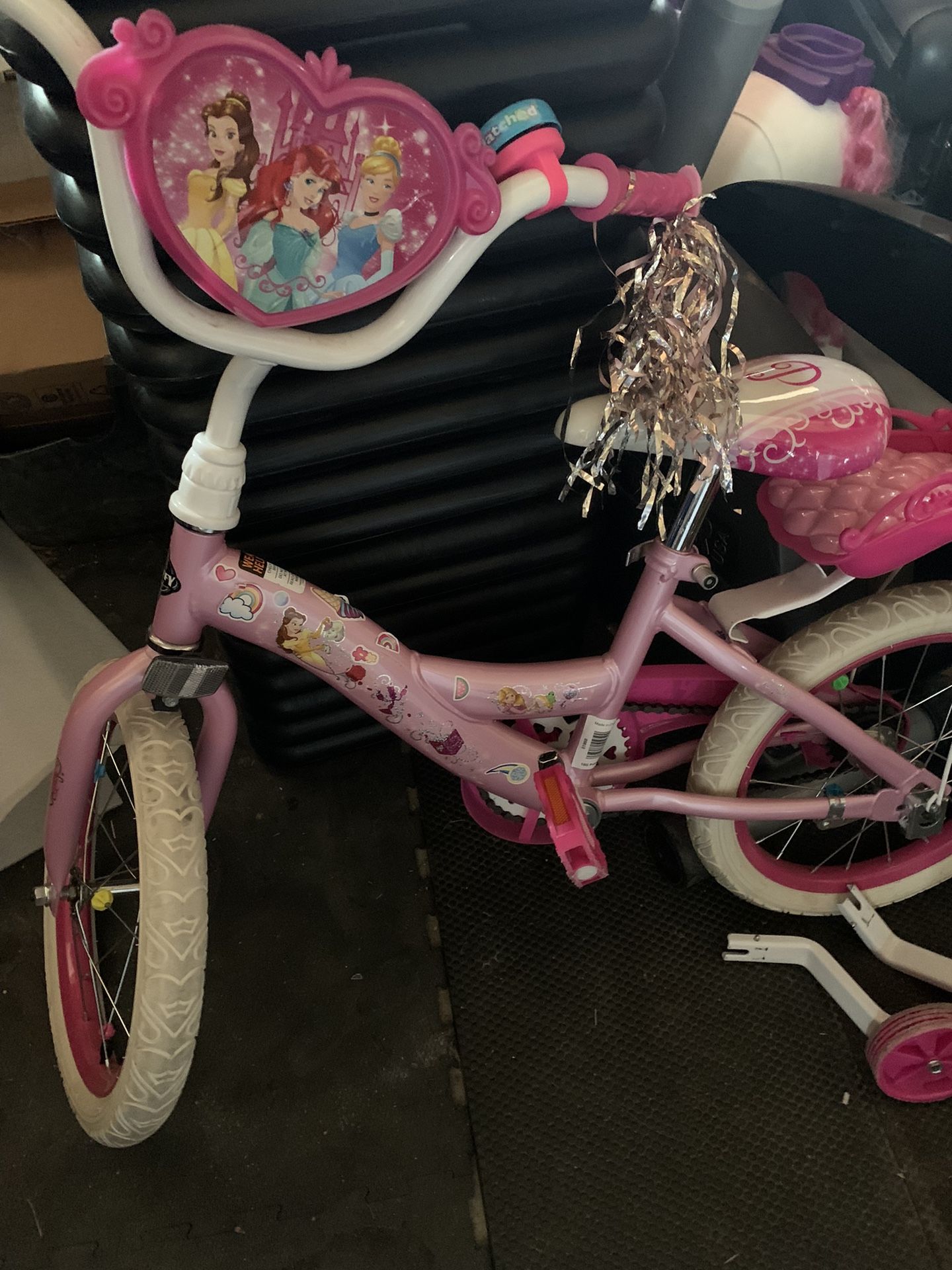 Disney Princess Bicycle And Training Wheels Option