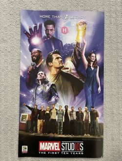 SDCC 2018 Marvel 10 Years More Than A Legacy Promo Poster Comic Con Exclusive