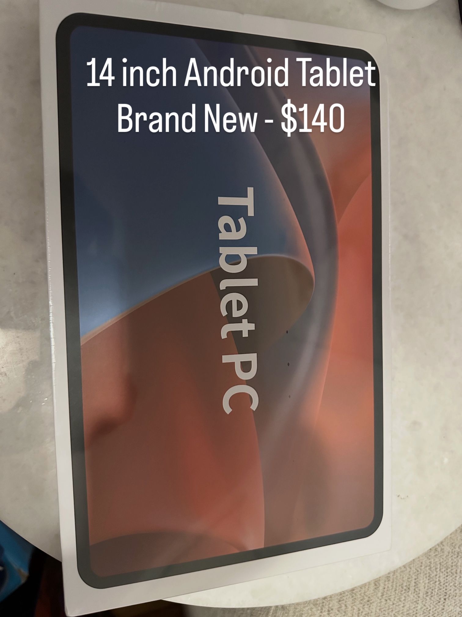 Android Tablet 14 Inches Brand New 