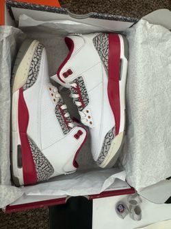 Air Jordan 3s Cardinal Red