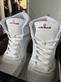 AIRWALK - ARENA MID COMPOSITE TOE WORK SHOES – WHITE/GRAY