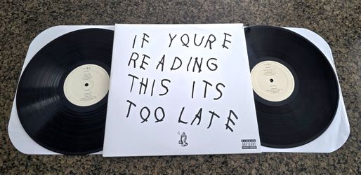 Drake if You're Reading This It's Too Late Vinyl 2 X LP Rare Cash Money Records