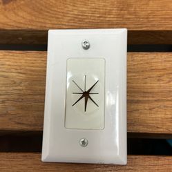 Electrical Box Cover Plate With Flexible Opening White.                                           Loc.4