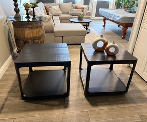 Midcentury Square End Tables