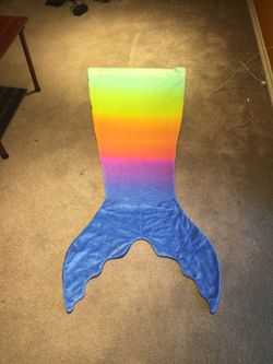 Blankie Tails Mermaid Wearable Rainbow Soft Fleece Blanket