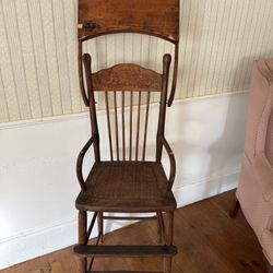 Antique high chair