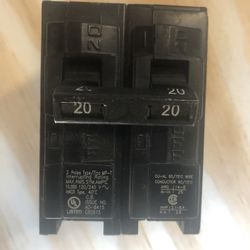 Murray Double Pole 20 Amp Breaker