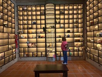 Our Lady of Guadalupe Mausoleum - Premium Glass Front Niche