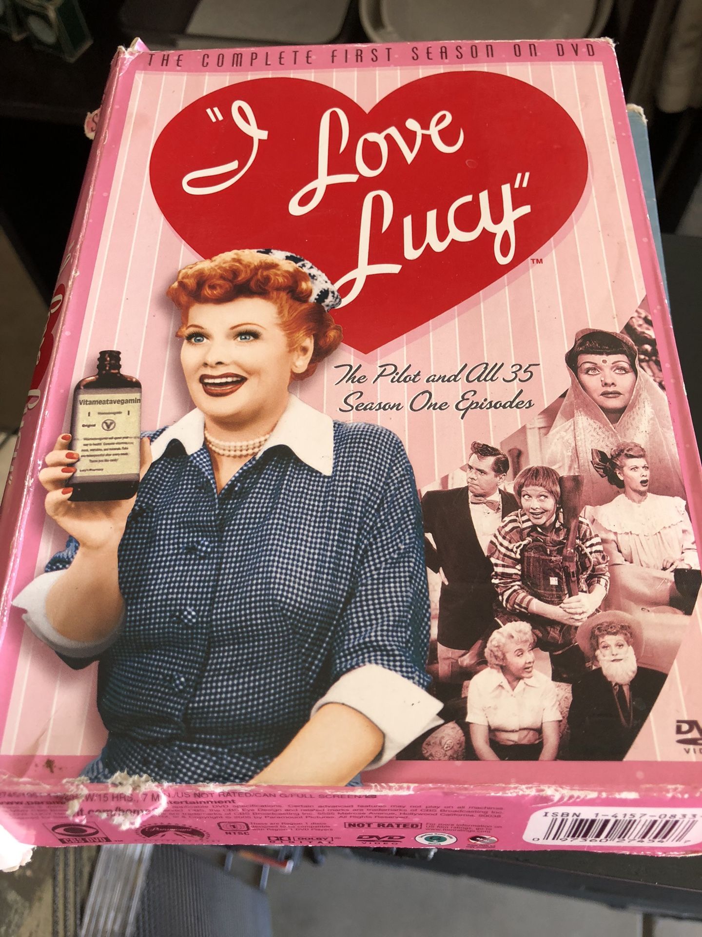 I Love Lucy DVDs $3. Ea.