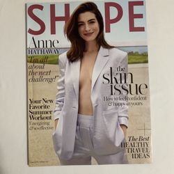 Shape Anne Hathaway “l’m All About the Next” Issue June 2019 Magazine 