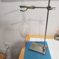 Vintage Distillation Flask And Stand 