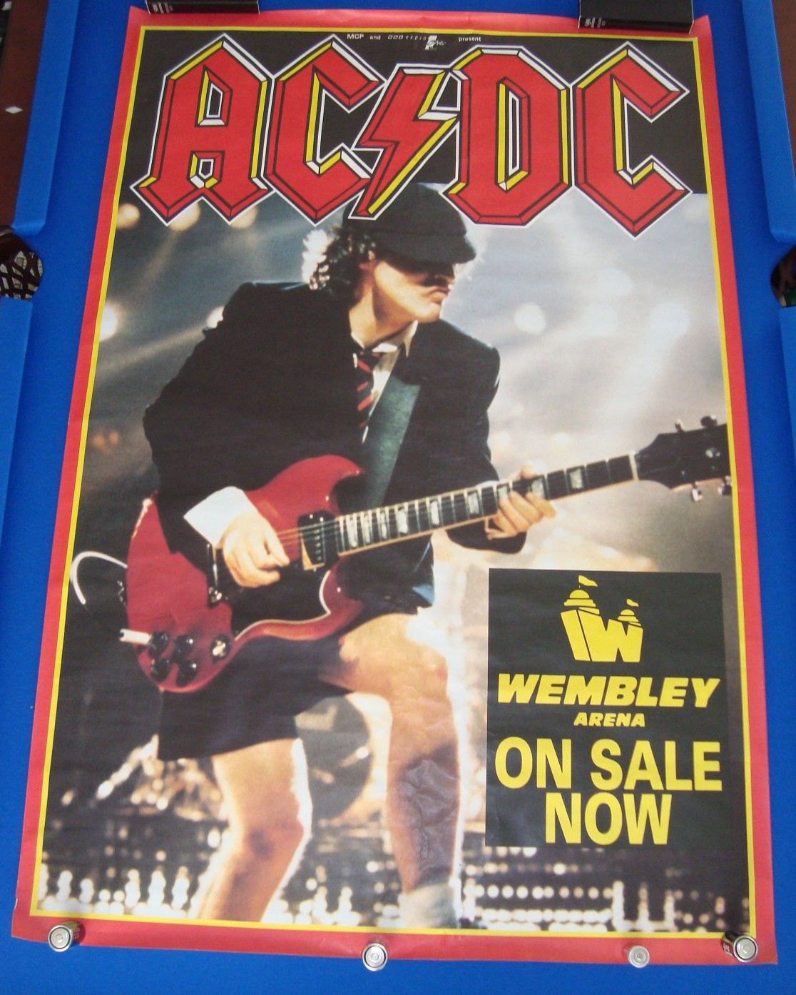 Lot of 5 AC/DC and Whitesnake posters
