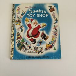 Walt Disney Santa’s Toy Shop/ A Little Golden Book/ Vintage 1950