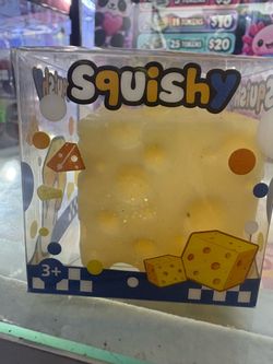 Squishy Cheese Block Toy coconut oil texture