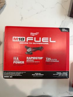 Milwaukee M18 FUEL 4-1/2" / 5" Braking Grinder (Tool-Only)