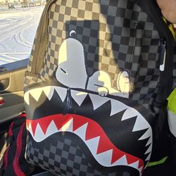Snoopy Sprayground Backpack 