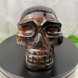 Rare Crystal Sardonyx Skull