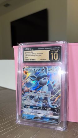 Glaceon GX CGC 10 Pristine Japanese Holo Card