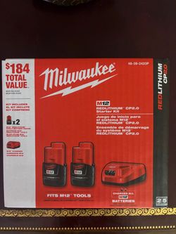 Milwaukee M12 RedLithium CP2.0 Starter Kit