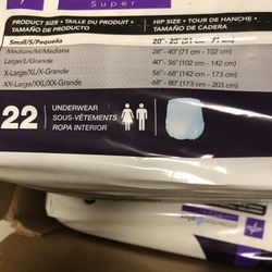 Protection plus underwear small size