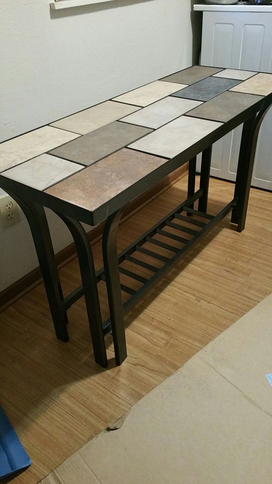 Tile top table