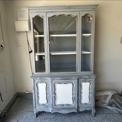 Grey French Armoire