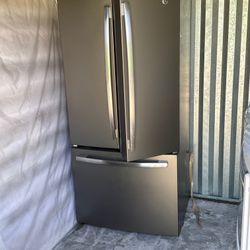 GE French Door Refrigerator (Slate) - Worked Perfect Before Storage