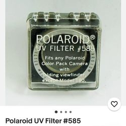 Vintage Polaroid UV Filter #585