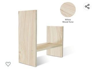 Jerry & Maggie Desktop Organizer, White Wood