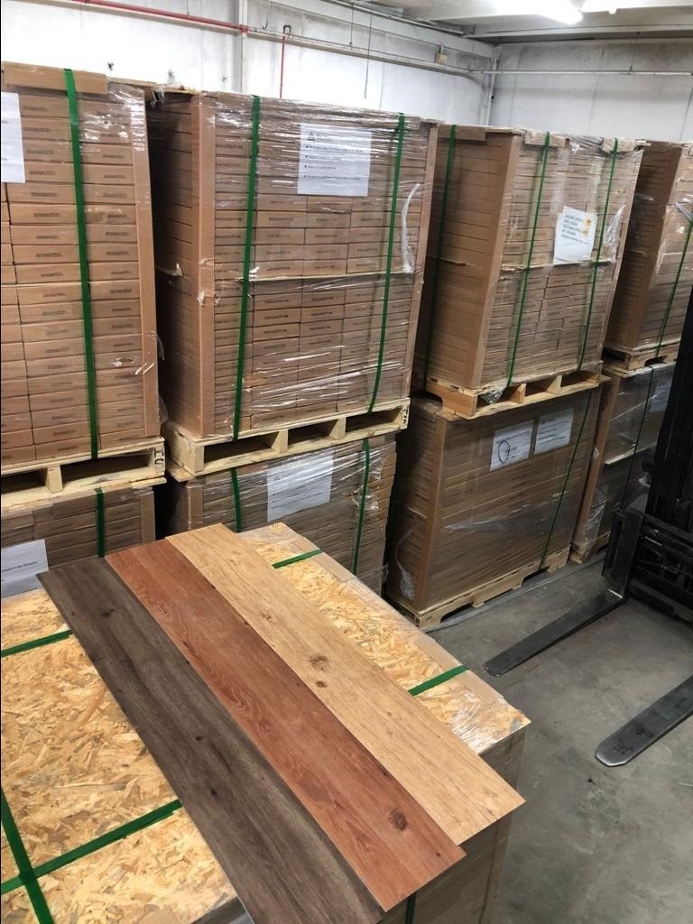 Flooring Liquidation $.67/ for Vinyl Plank Flooring Off Pallets