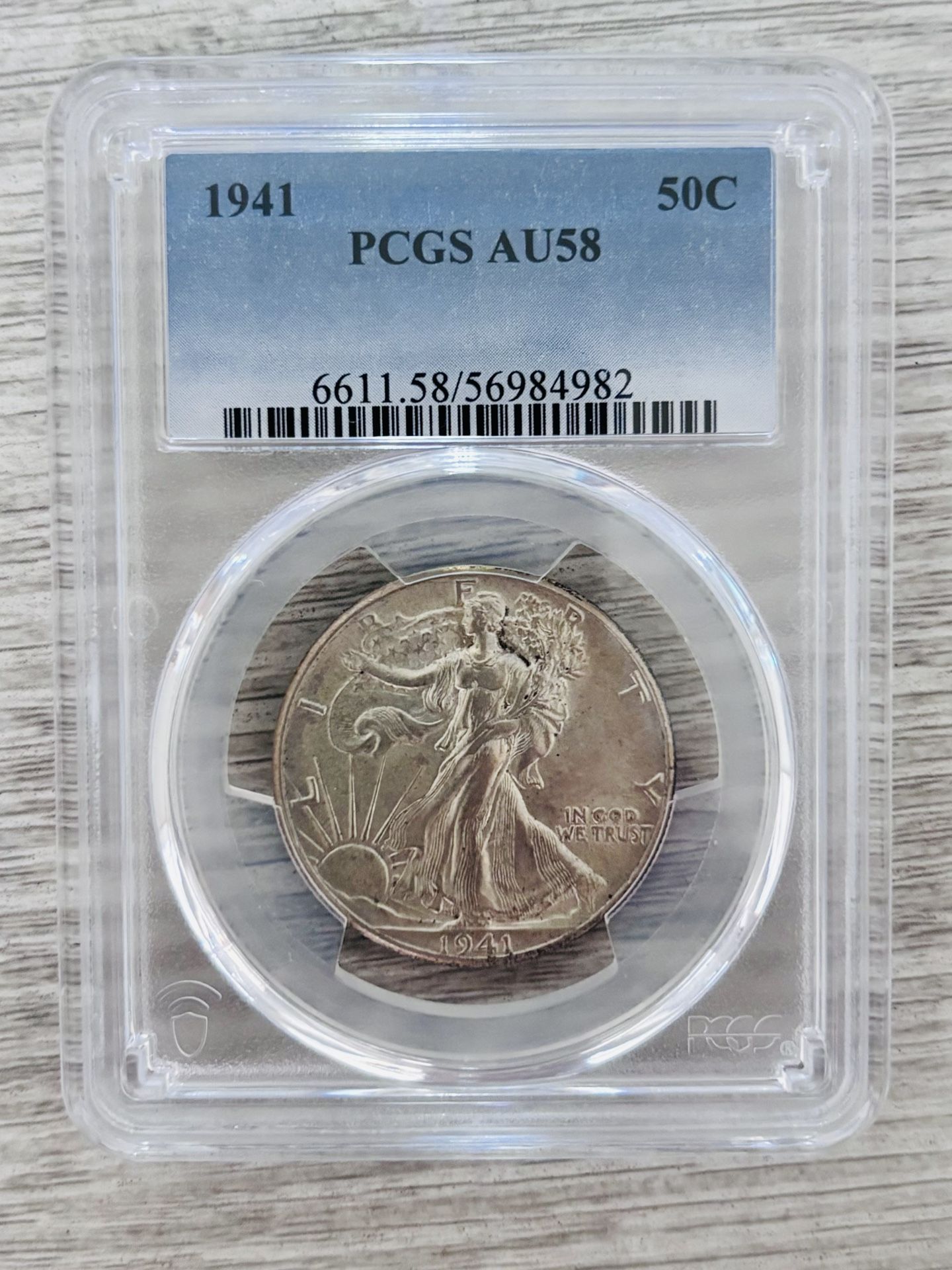 1941 Walking Liberty Half Dollar Coin