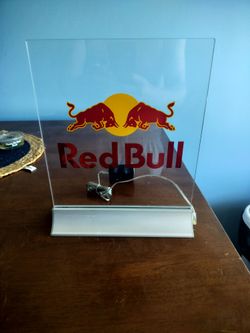 Red Bull LED Standing Bar Sign