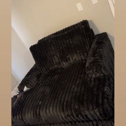 Oversized Fluffy Chair/Chaise 