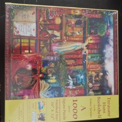 NEW Treasure Hunt Bookshelf 1000 piece jigsaw puzzle - Aimee Stewart