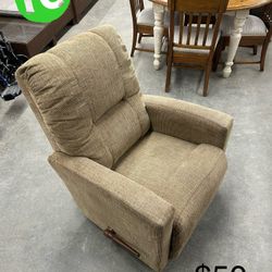 Brown Manual Recliner Chair